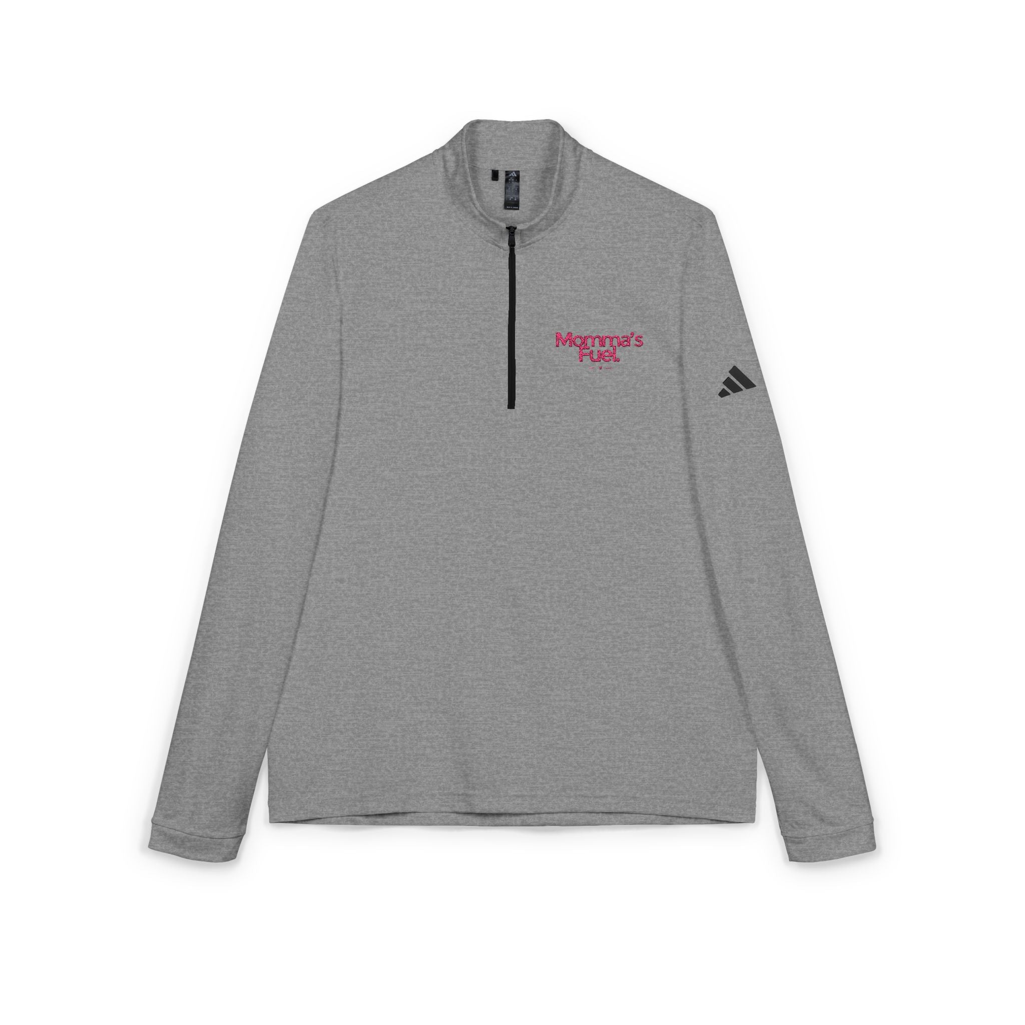 Momma's Fuel Embroidered Quarter-Zip Pullover