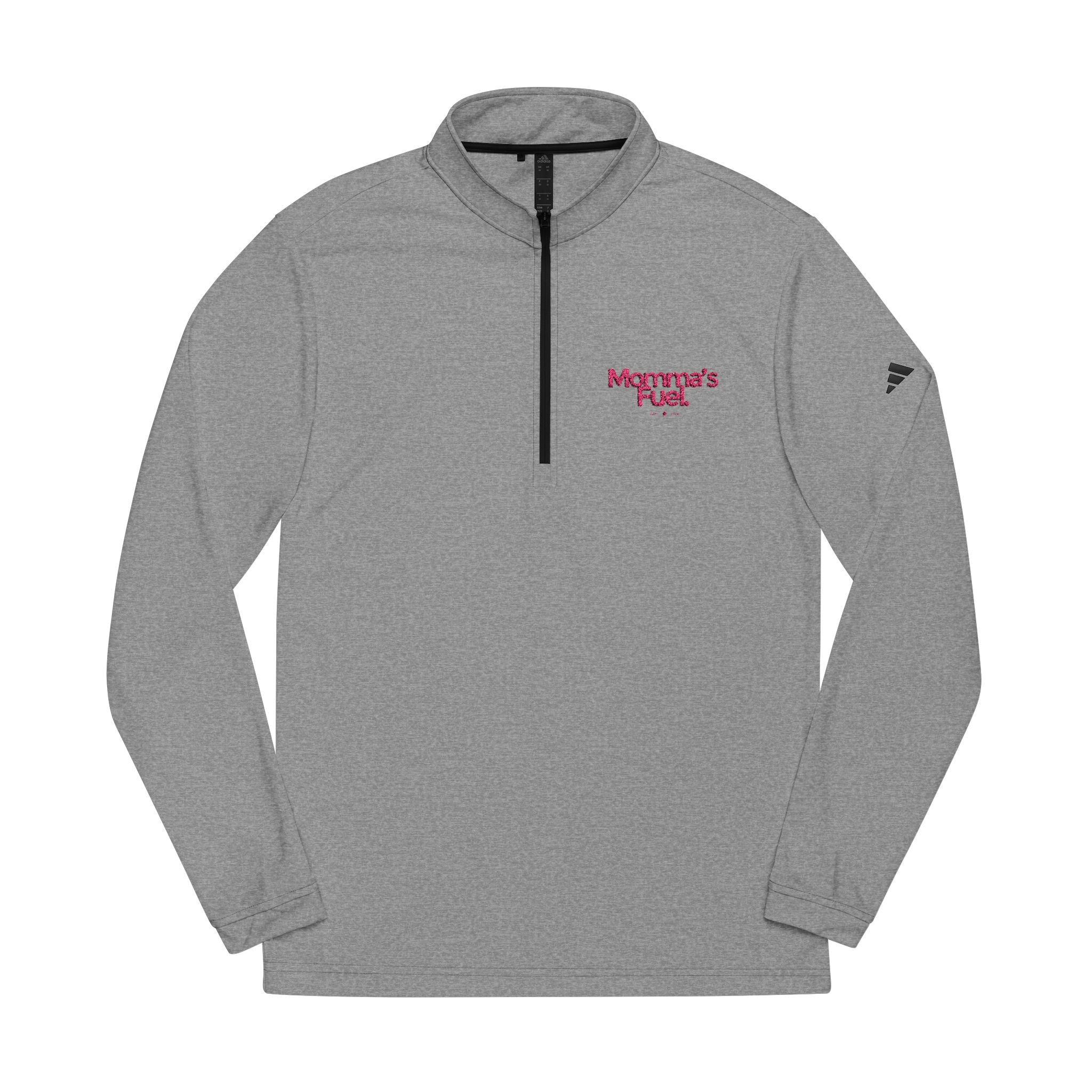 Momma's Fuel Embroidered Quarter-Zip Pullover