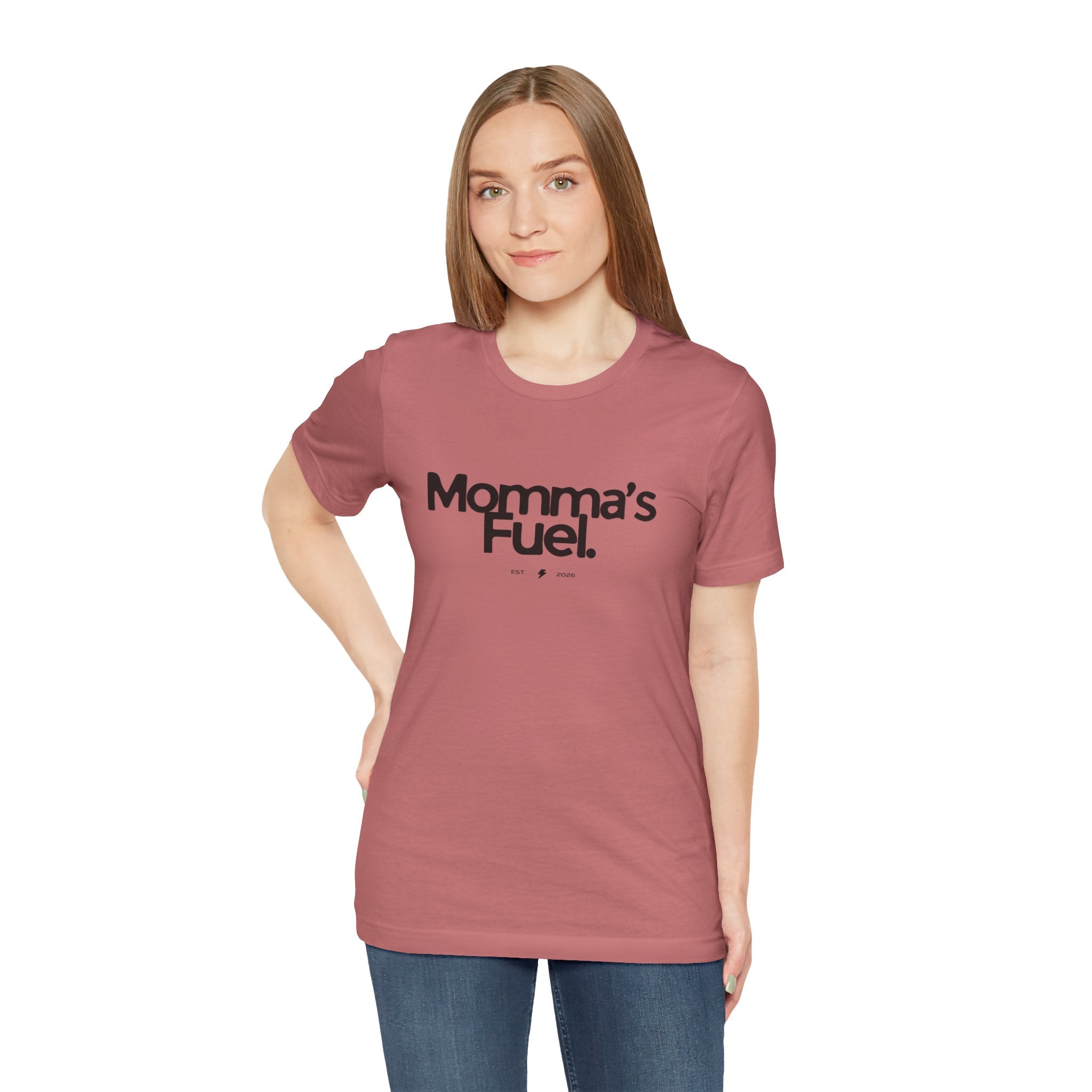 Momma's Fuel Tee — Super Soft & Cute Mom Graphic Shirt