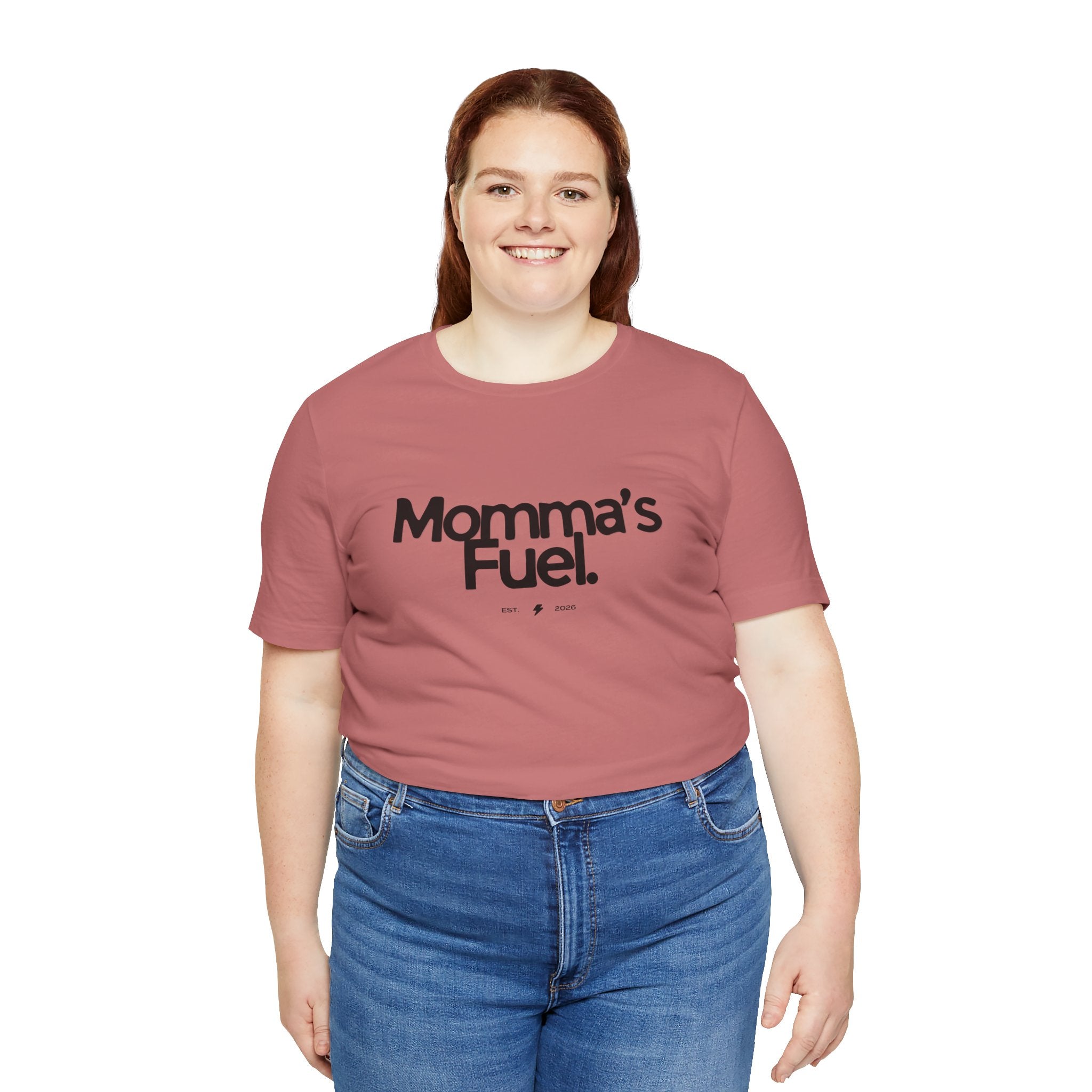 Momma's Fuel Tee — Super Soft & Cute Mom Graphic Shirt