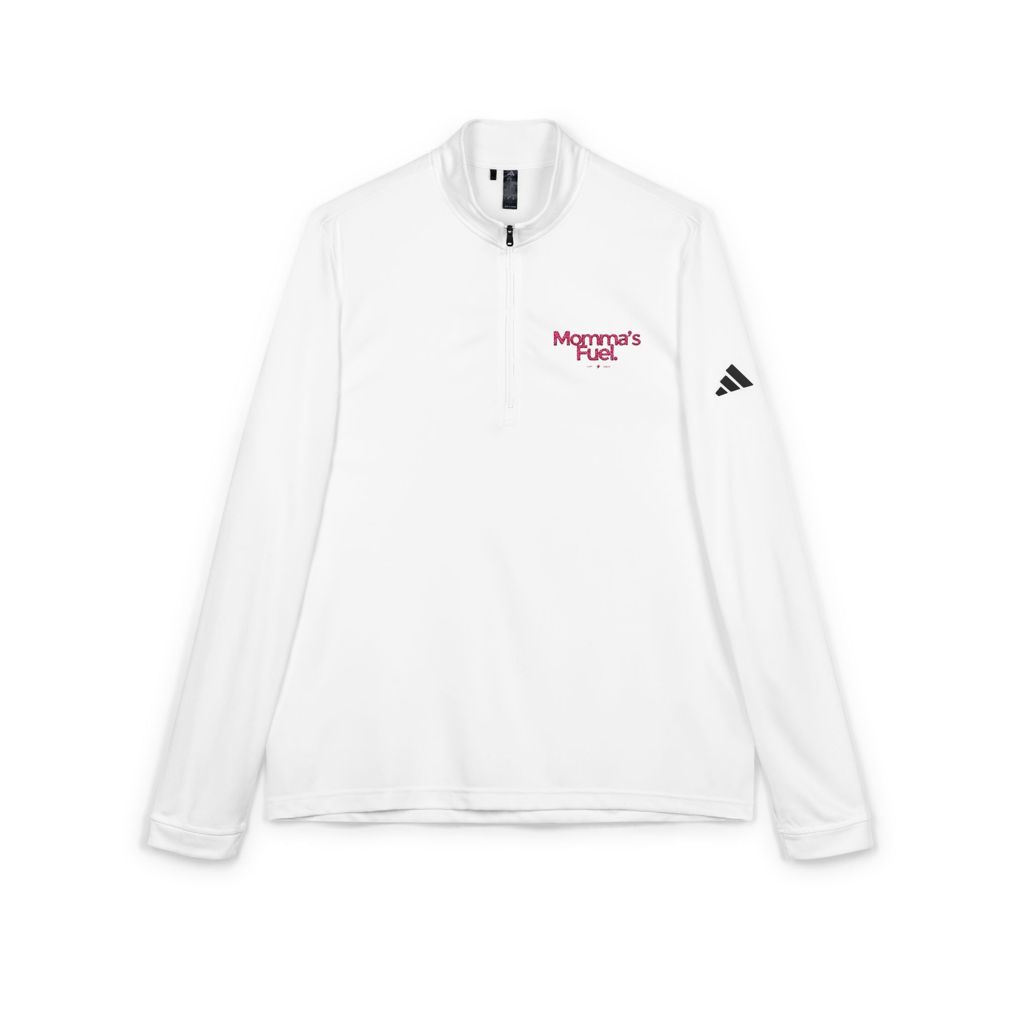 Momma's Fuel Embroidered Quarter-Zip Pullover