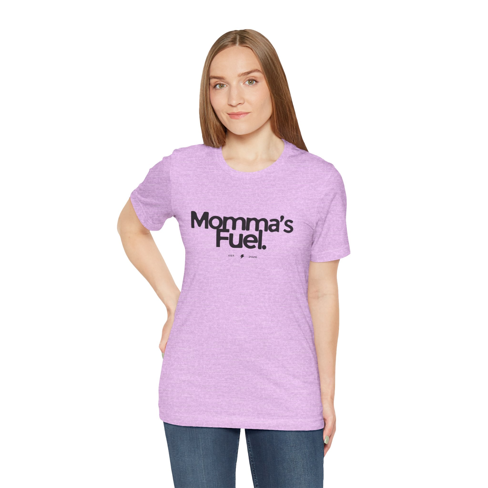 Momma's Fuel Tee — Super Soft & Cute Mom Graphic Shirt