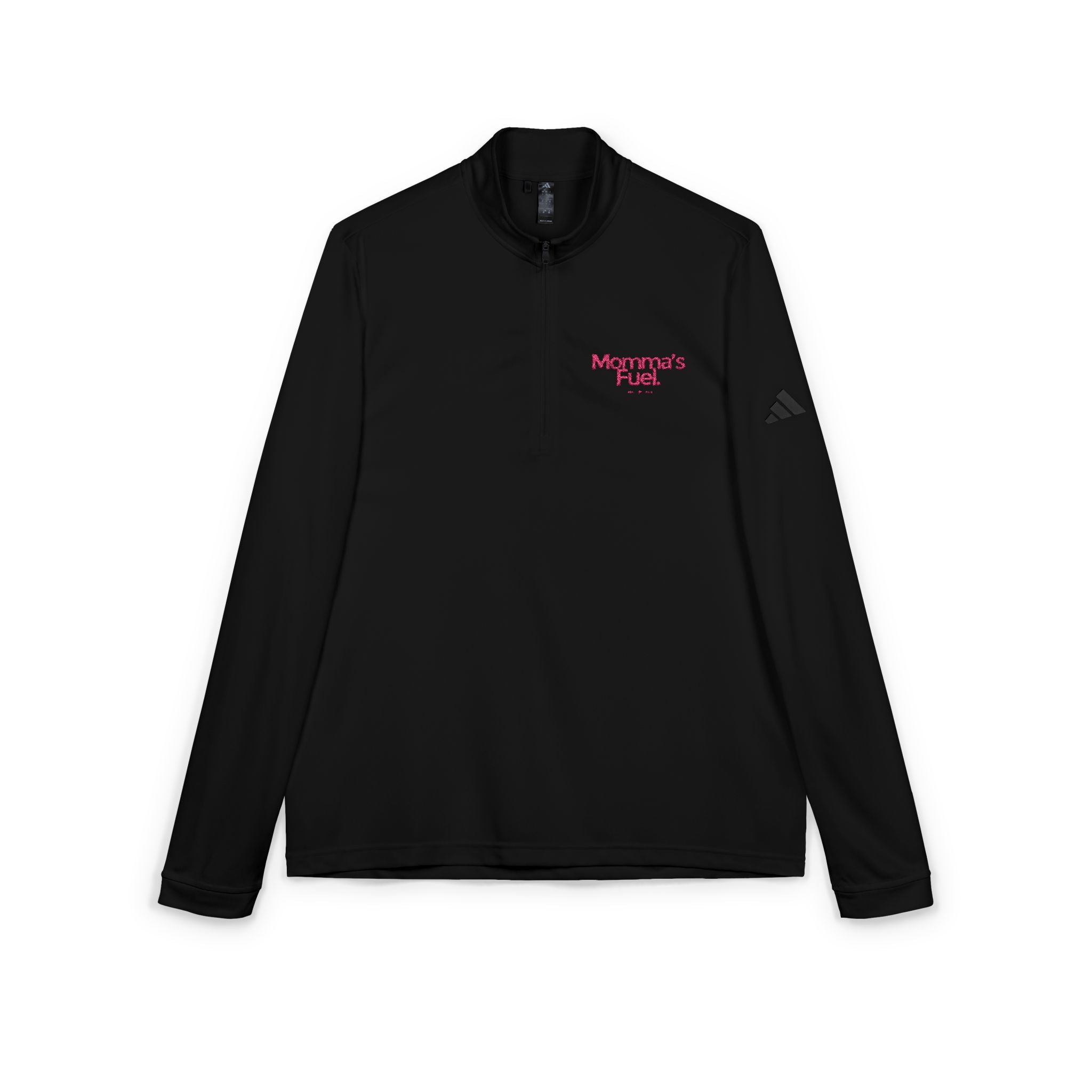 Momma's Fuel Embroidered Quarter-Zip Pullover