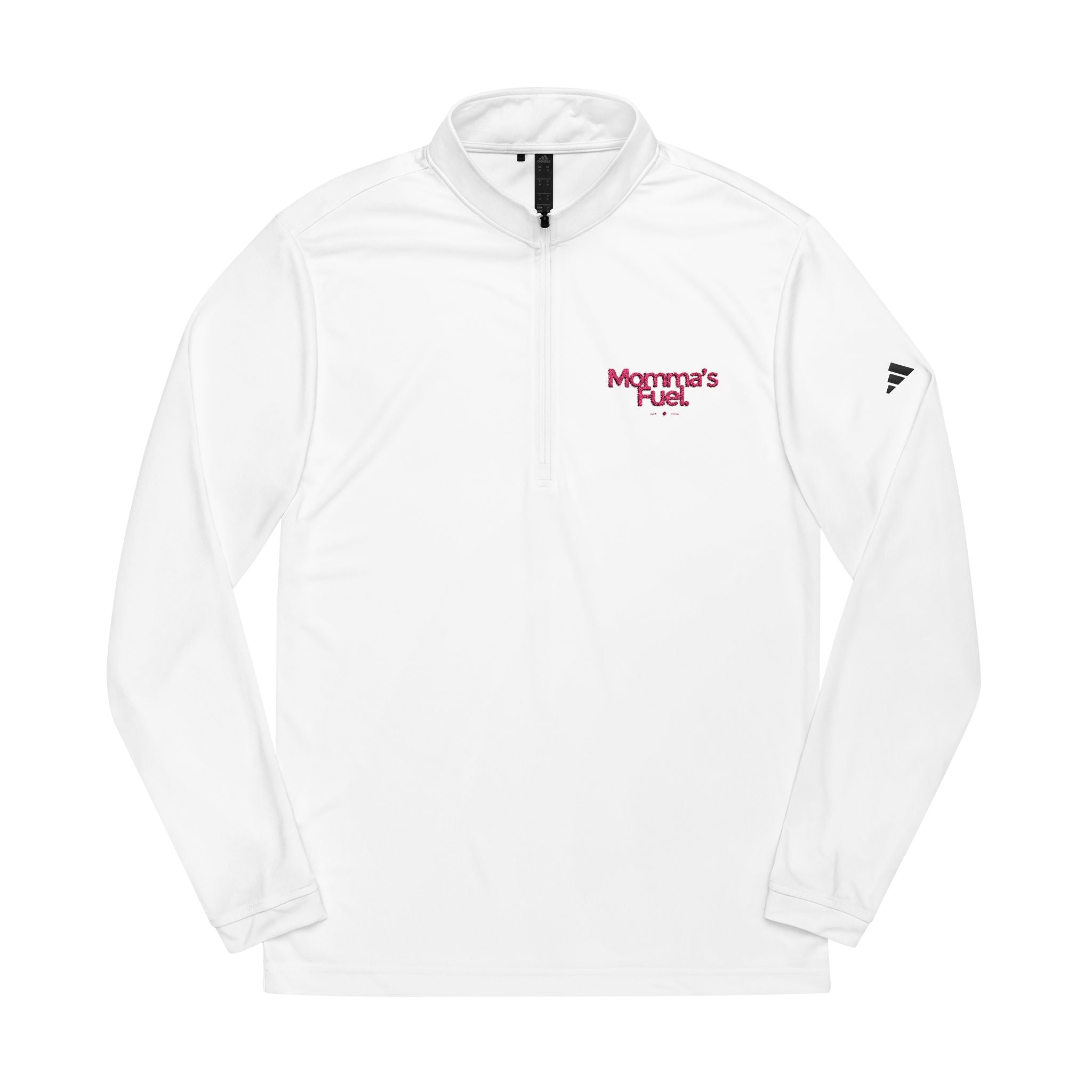 Momma's Fuel Embroidered Quarter-Zip Pullover