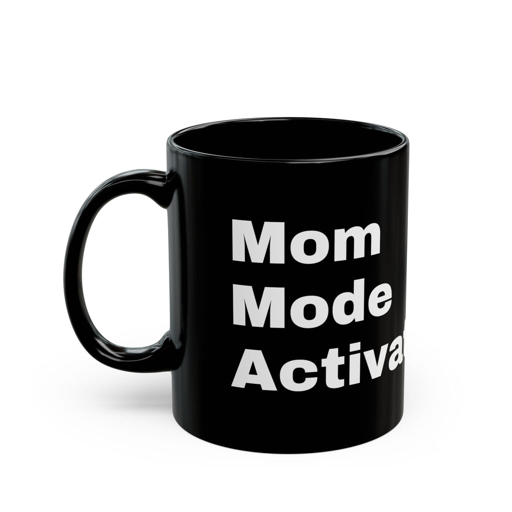 Motivated AF Black Coffee Mug — Bold White Text, Funny Office Gift (11oz/15oz)
