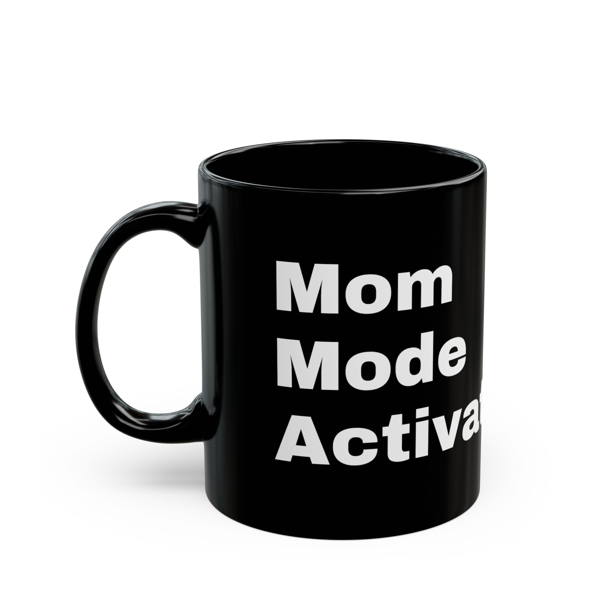 Motivated AF Black Coffee Mug — Bold White Text, Funny Office Gift (11oz/15oz)