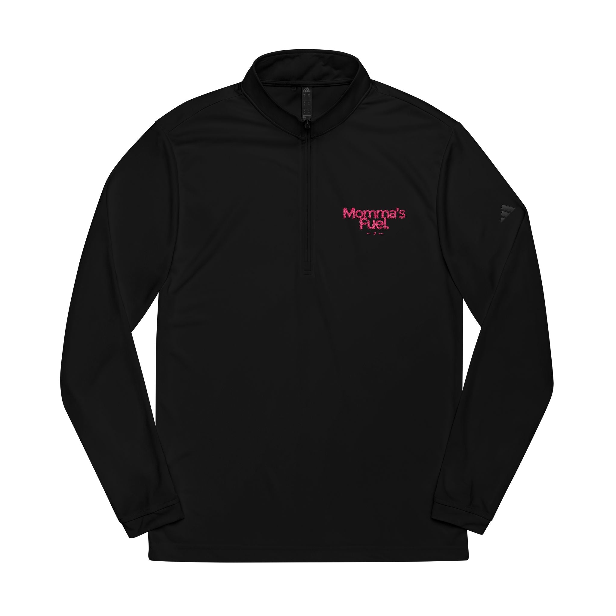 Momma's Fuel Embroidered Quarter-Zip Pullover